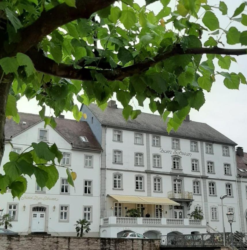 Historisches Hotel Zum Schwan 巴特卡尔斯哈芬 外观 照片